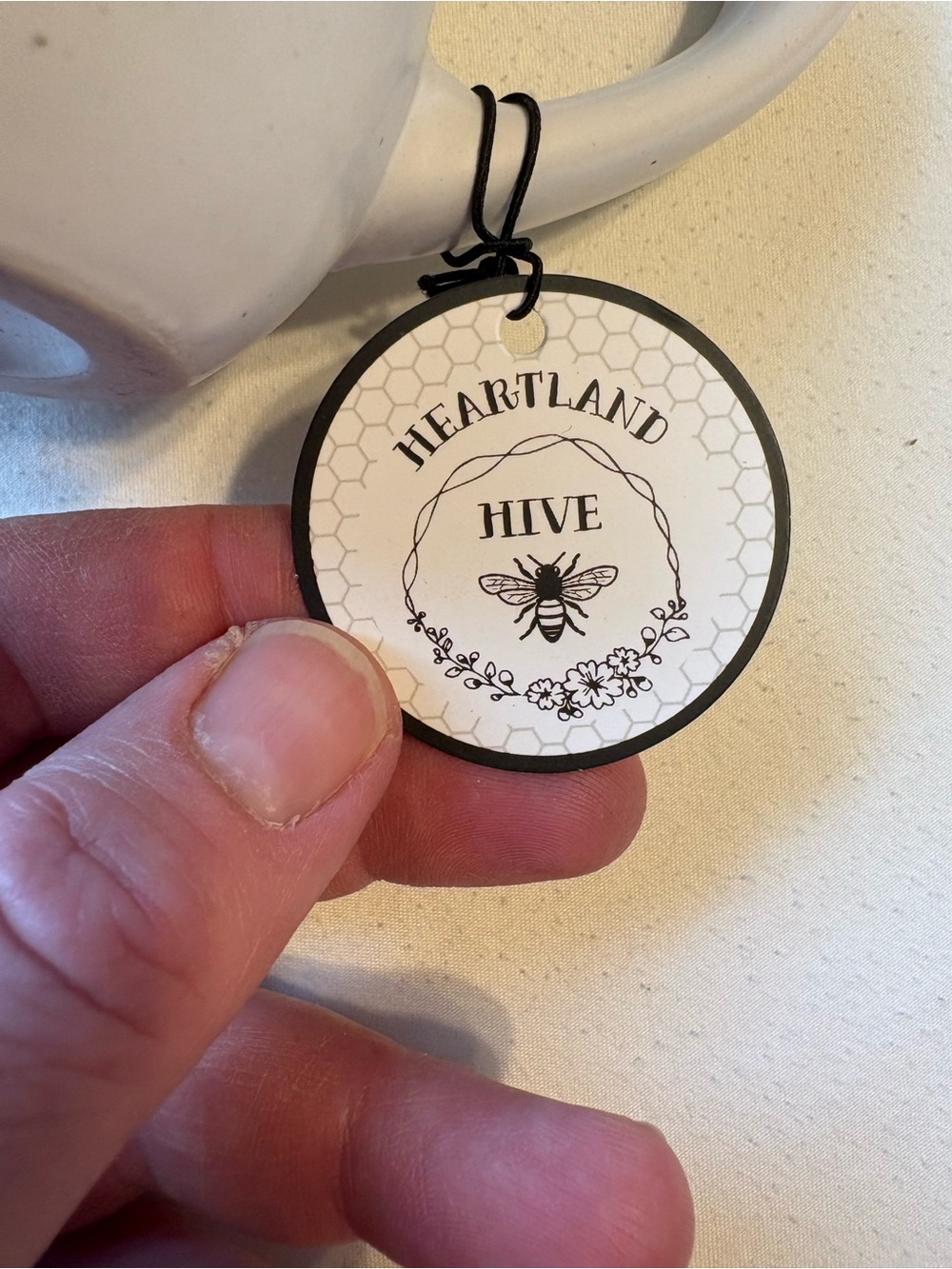 Heartland Hive Ceramic Mug, A small gesture goes a long way, Always bee kind - Picture 3 of 5